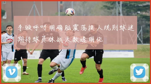李璇呼吁明确脑震荡换人规则球迷期待球员休战天数透明化